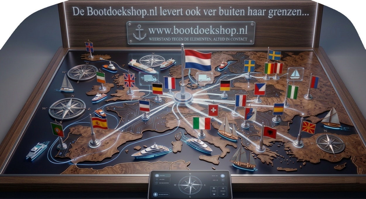 Bootdoekshop levert door heel europa