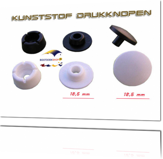 drukknopen kunststof 